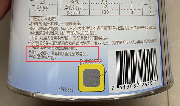 百躍羊奶粉致過敏