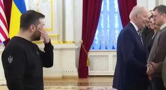 拜登突訪(fǎng)烏克蘭基輔