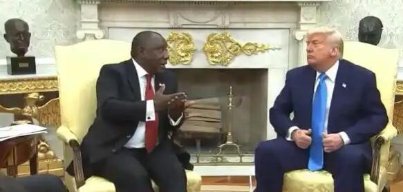 特朗普會(huì)見(jiàn)南非總統(tǒng)時(shí)起爭(zhēng)執(zhí)