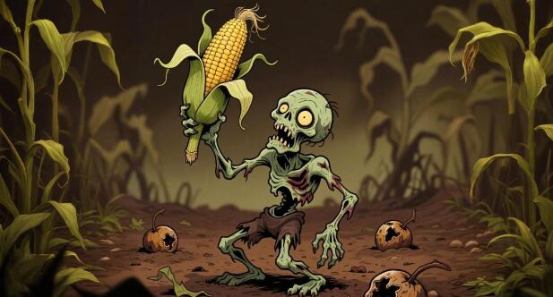 包裝玉米是僵尸玉米